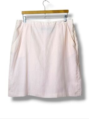 JH Collectibles 100% Linen Ballet Pink Skirt Size 16 NWT